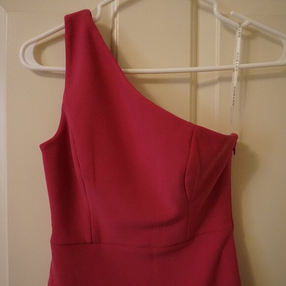 Shona Joy Pink One Shoulder Dress Size 2 (fits XS) - Picture 5 of 7